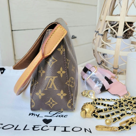 💕DISCONTINUED Very Rare LOUIS VUITTON Looping MINI Shoulder Bag Monogram - Picture 5 of 16